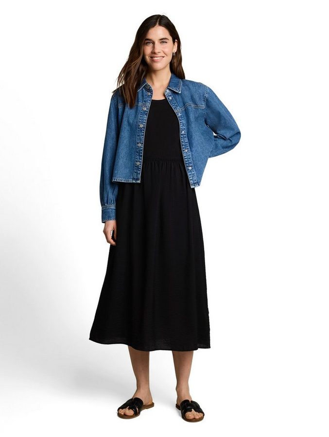 TOM TAILOR Sommerkleid Sommerkleid mit Tanktop-Trägern von Tom Tailor