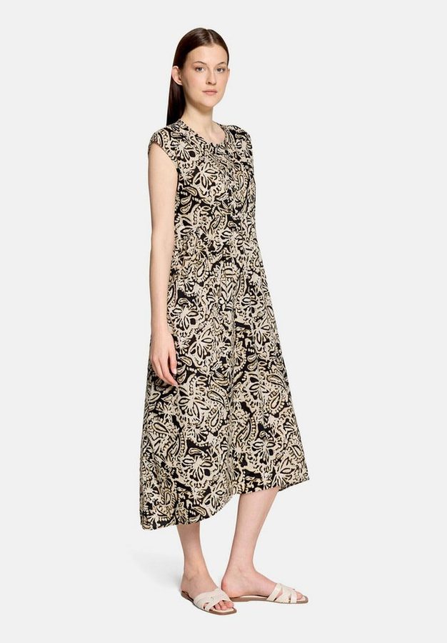 Cartoon Midikleid Damen mit Muster von Cartoon