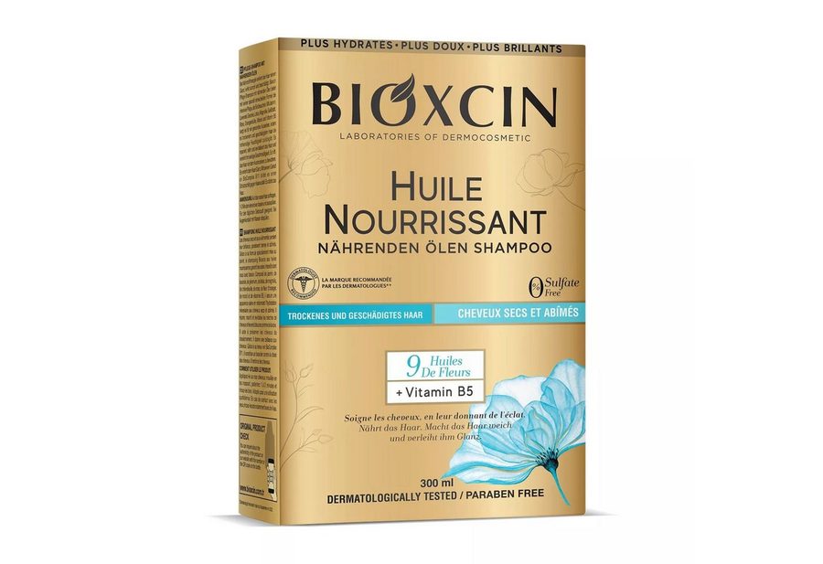 Bioxcin Haarshampoo Bioxcin Huile Nourrissant Shampoo mit nährenden Ölen + Vitamin B5 von Bioxcin