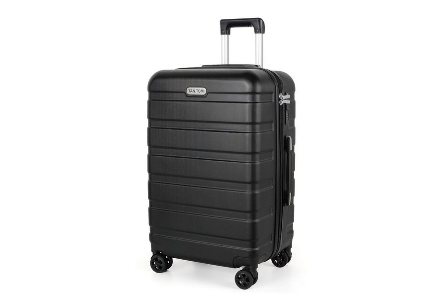 TANTOMI Handgepäckkoffer Koffer Hartschale Leicht Reisekoffer ABS Geräumig Haltbar(M L XL), 4 Rollen, Trolley Handgepäck Große Kapazität mit 4 Rollen und Zahlenschloss von TANTOMI