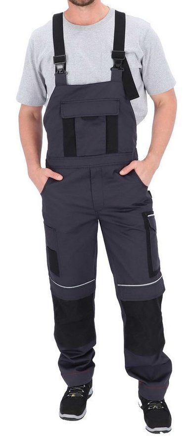 ELIWORX Arbeitslatzhose Stretch Einsatz bequeme robuste flexible Herrenhose Smartes Taschen-Design ideal für Handwerk Heimwerk und Baugewerbe von ELIWORX