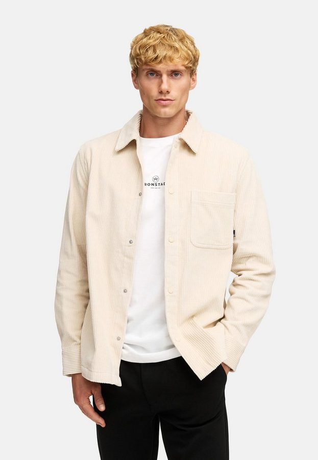 Kronstadt Langarmhemd Herren KSChandos overshirt Herrenhemd Langarm Cordhemd mit Druckknöpfen von Kronstadt