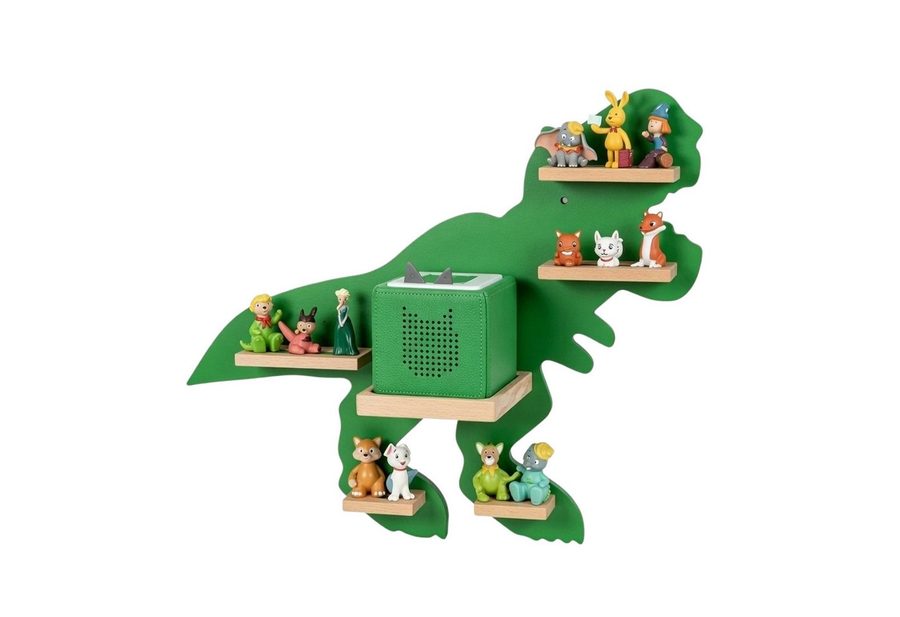 relaxdays Kinderregal Toniebox Regal, 1-tlg., Dino von RELAXDAYS