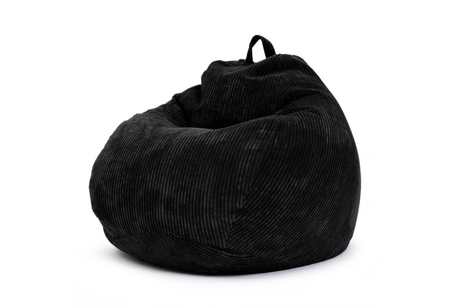 Green Bean Sitzsack Indoor Sitzsack Scoop 90x110cm - Cord (Indoor Sitzsack 90x110cm aus Cordstoff mit EPS-Perlen Füllung, Kuschelig Weich Waschbar - Drinnen Bodenkissen Liegekissen Sitzkissen), Sitzhocker Relax-Sessel Kinder Erwachsene Stoff von Green Bean