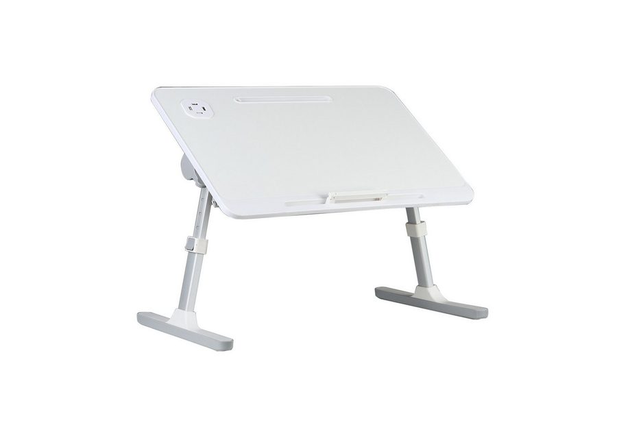 Rutaqian Laptoptisch Tisch, Laptoptisch fürs Bett, einstellbare Höhe, Neigungswinkel (Laptoptisch mit klappbare Beine, Fit bis zu 17" Laptop (60 * 40cm), für Sofa Couch Boden Arbeiten Studieren Lesen Schreiben Essen von Rutaqian
