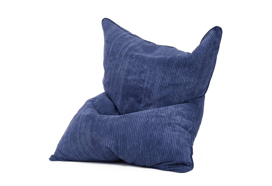 Green Bean Sitzsack XXL Riesen Sitzsack Square aus Cord (XXL aus Cordstoff 370 Liter mit EPS-Perlen Füllung, Kuschelig Weich Waschbar), Sitzkissen Lounge Chair Relax-Sessel Kinder Erwachsene von Green Bean