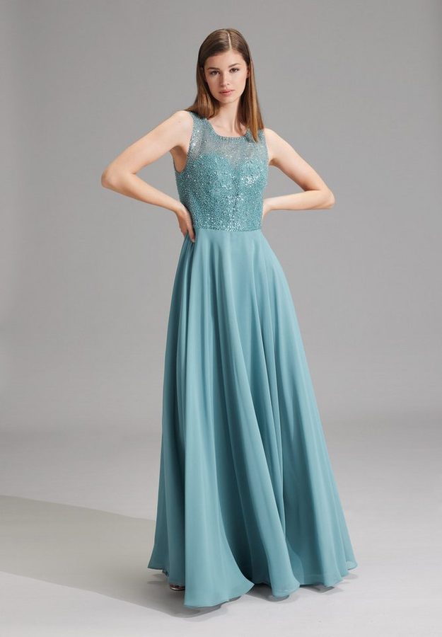 Hey Kyla Abendkleid - Abendkleid aus Material-Mix von Hey Kyla