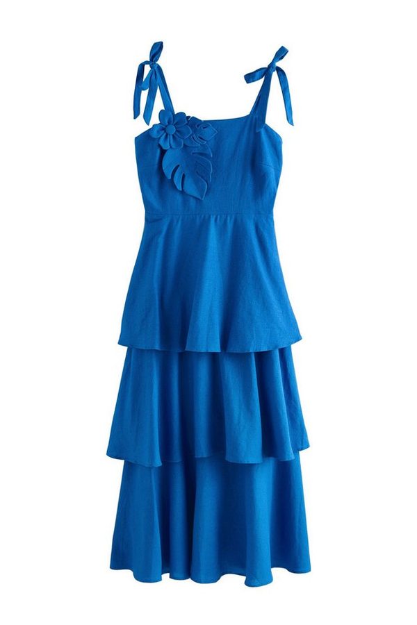 Next Corsagenkleid Festliches Maxikleid mit eckigem Ausschnitt (1-tlg) von Next