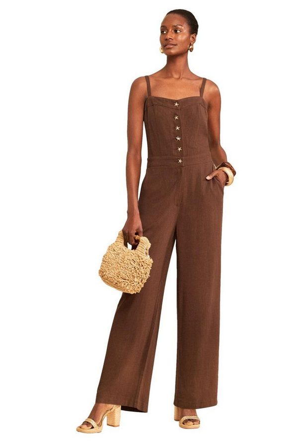 Love & Roses Jumpsuit Love & Roses Jumpsuit mit Seestern-Knöpfen (1-tlg) von Love & Roses