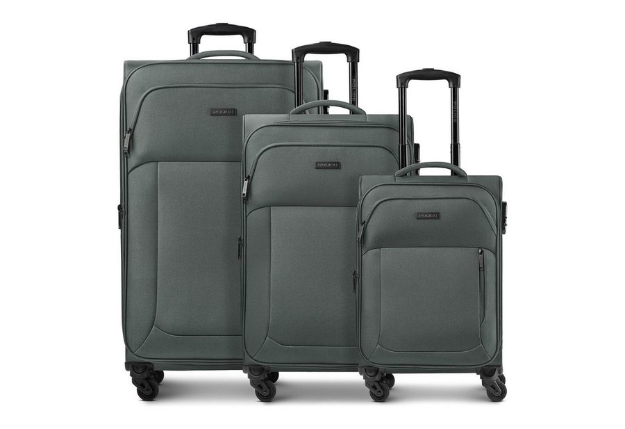 Police Trolleyset San Francisco, 4 Rollen, (3-teilig, 3 tlg), Polyester von Police