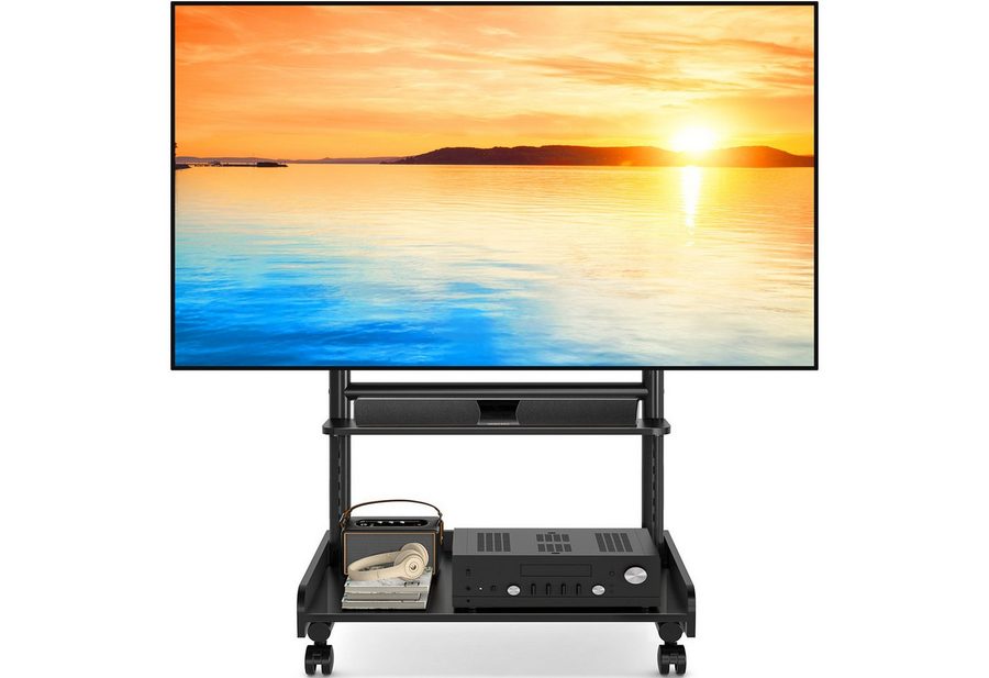 TVON TV-Ständer TV Rollwagen Für 40 bis 86 Zoll Fernseher bis zu 68 KG Max, (bis 86 Zoll, 1-tlg., rollbar, VESA 600x400 mm) von TVON