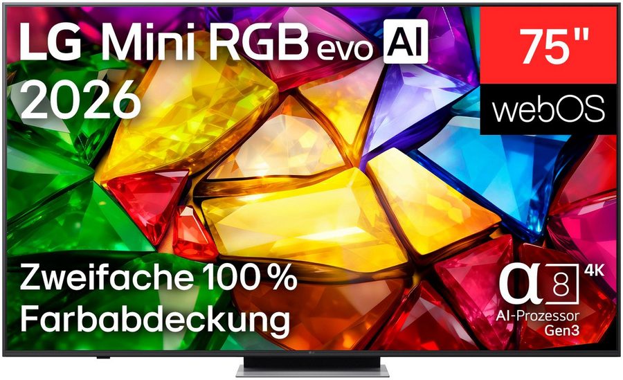 LG 75MRGB87B9B Mini-LED-Fernseher (189 cm/75 Zoll, 4K Ultra HD, Smart-TV) von LG