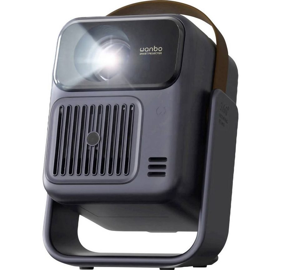 WANBO Beamer LED R3 Beamer (Integrierter Lautsprecher, Autofokus, Full HD, mit Fernbedienung) von WANBO