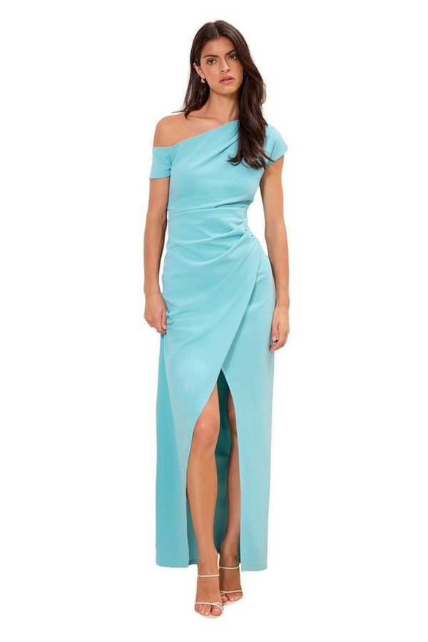 LIPSY Maxikleid Lipsy Maxikleid mit geraffter Taille, Regular (1-tlg) von Lipsy