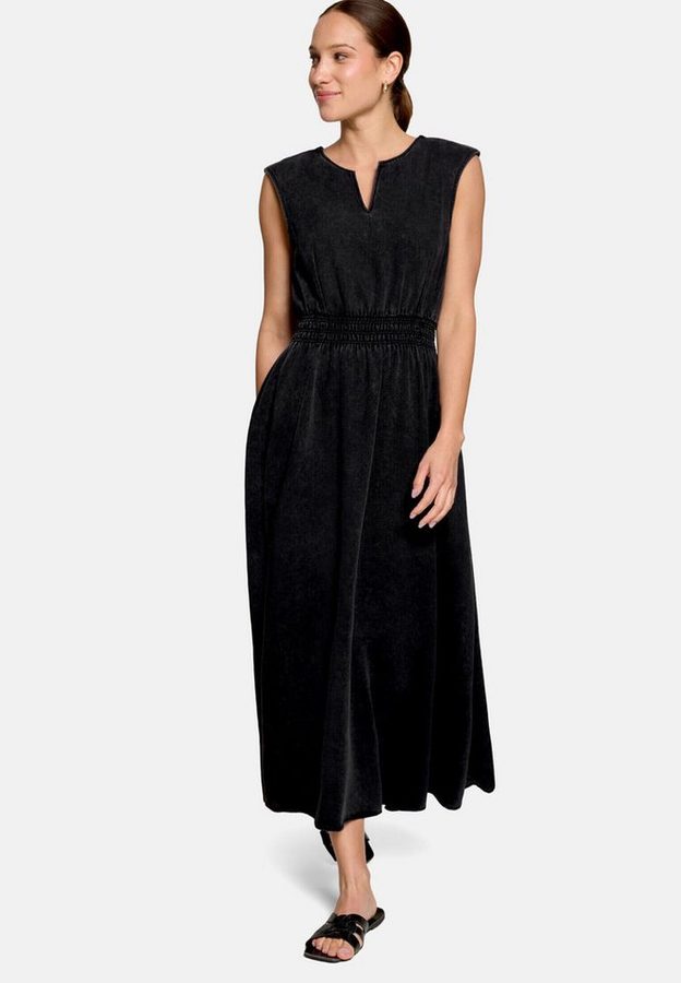 Zero Midikleid Damen mit elastischem Bund Material von Zero