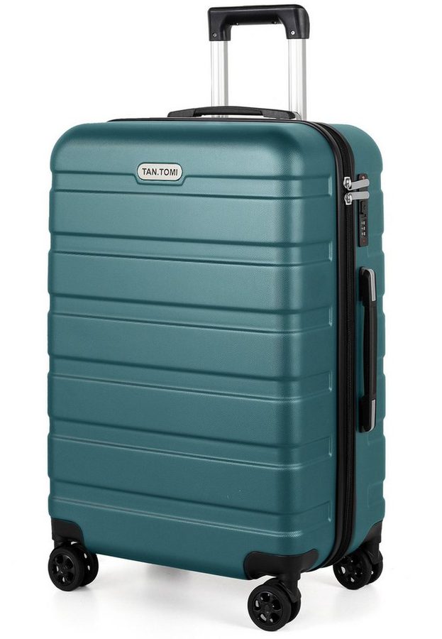 TANTOMI Handgepäckkoffer S/M/L/Set Koffer Hartschale Leicht Reisekoffer ABS Geräumig Haltbar, Trolley Handgepäck Große Kapazität von TANTOMI