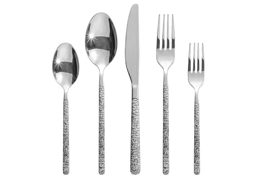 Roxlin Besteck-Set 30-teiliges Edelstahl-Besteckset modern & elegant 4 Farbe, 6 Personen, Edelstahl von Roxlin