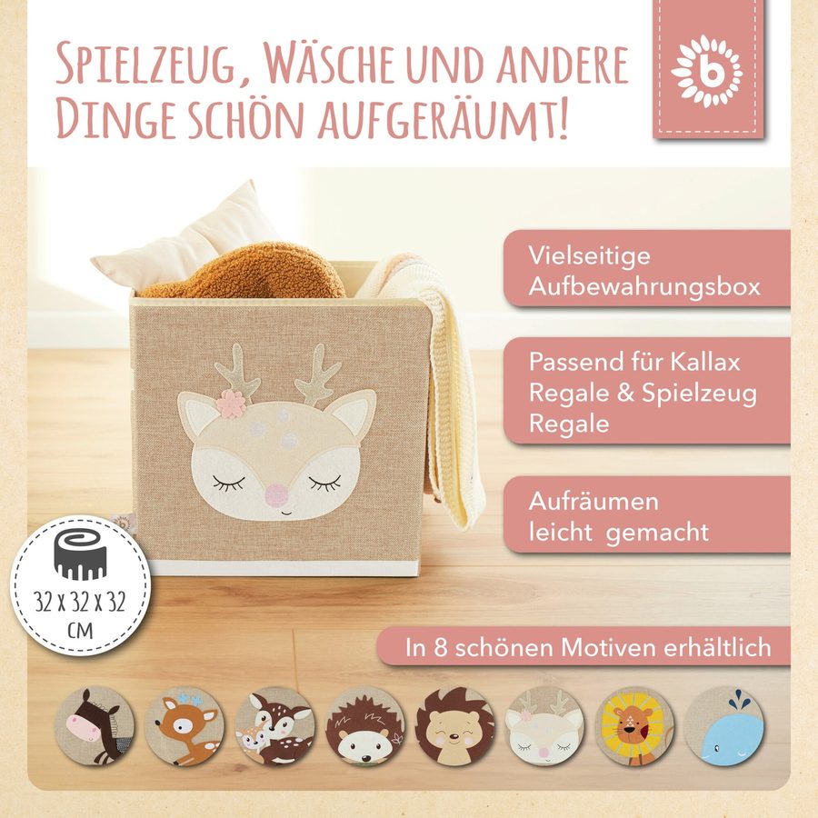 Bieco Aufbewahrungsbox Kinder Reh Ella von Bieco