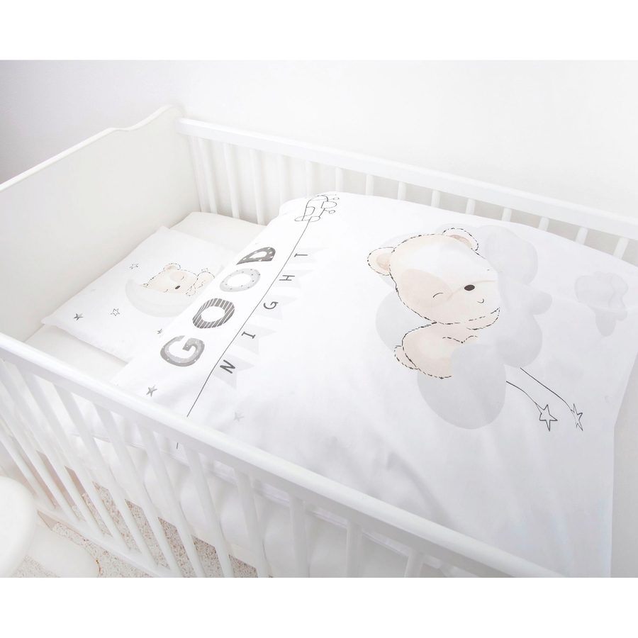Baby Best Renforcé Wende-Bettwäsche 35x40 / 80x80 cm von Baby Best