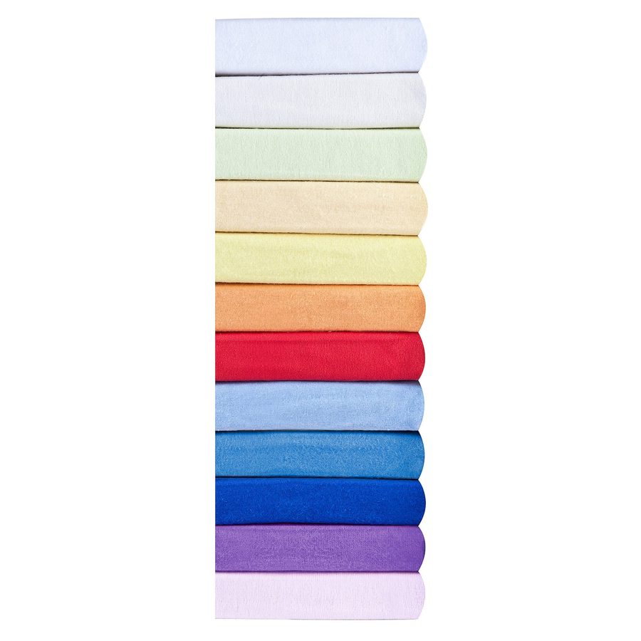 Bornino Home Feinbiber-Spannbetttuch 60x120 cm - 70x140 cm von BORNINO HOME