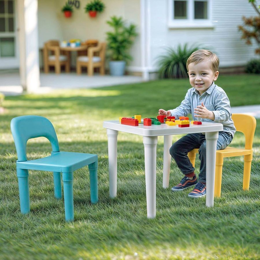 Dolu Kindersitzgarnitur Tisch & 2 Stühle von Dolu