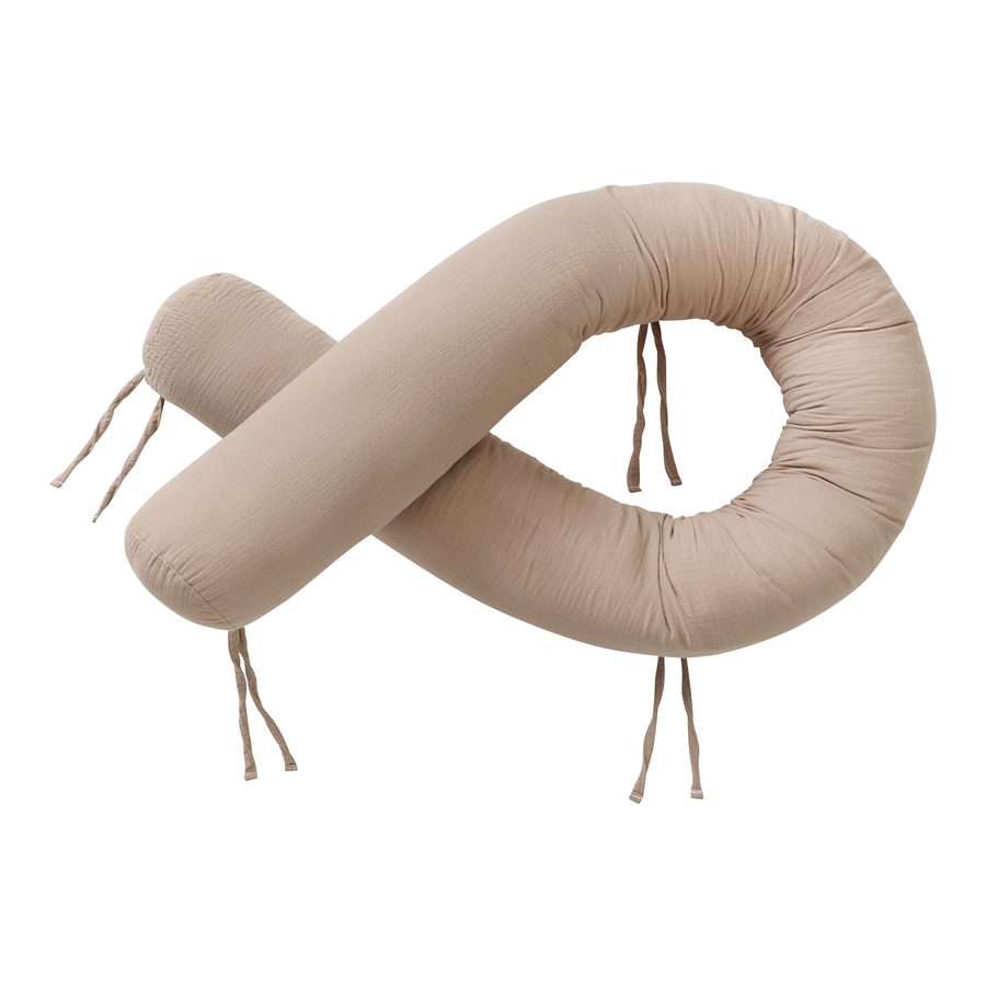 Bornino Home Nestchenschlange Musselin 14x180 cm von BORNINO HOME