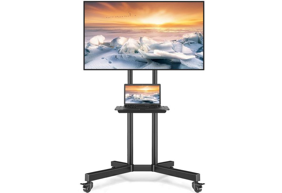 Rfiver TV-Ständer TV Rollwagen Höhenverstellbar für 32-80 Zoll Fernseher bis zu 50 KG, (bis 80 Zoll, 1-tlg., Max VESA 600x400 mm) von Rfiver