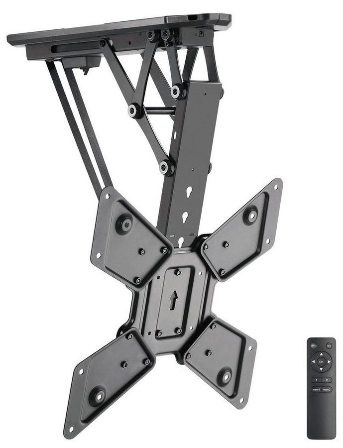 my wall TV-Wandhalterung Deckenhalterung TV elektrisch, klappbar, (bis 55 Zoll, 58 - 140 cm bis 30 kg, bis VESA 400) von my wall