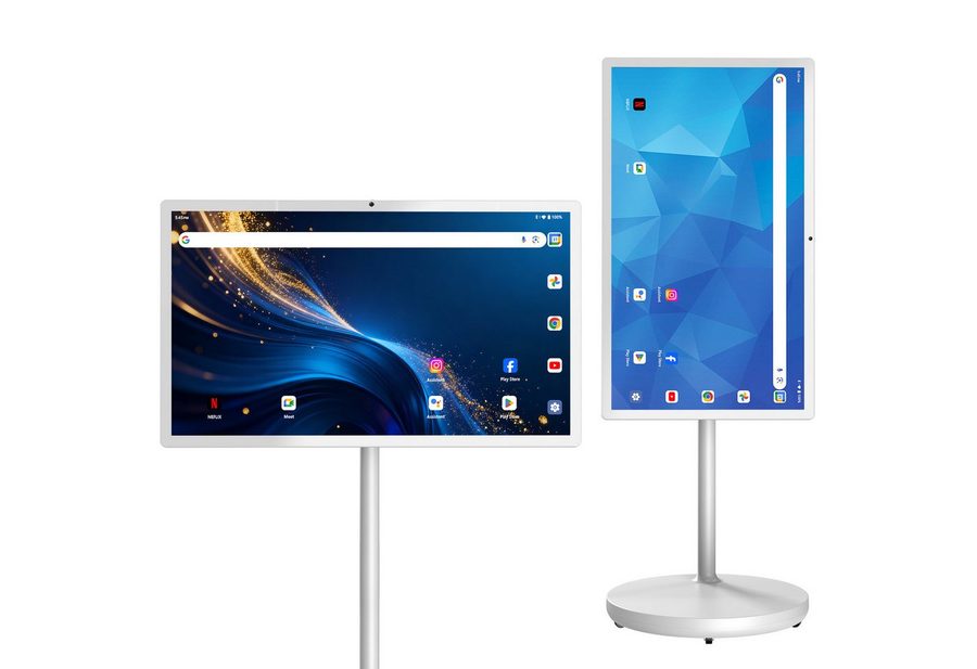 BBG C20P LED-Fernseher (32 Zoll, 1920 × 1080 Pixel, FHD, Mobiler Smart Screen 32 Zoll (31,5), Touchscreen, Android 15, 8.000-mAh-Akku, 360°-Lenkrollen, FHD, AirPlay 2 & Miracast, HDMI IN) von BBG