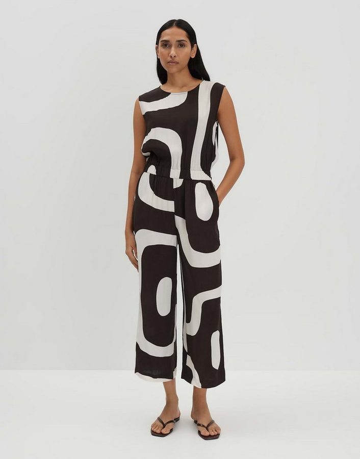 someday Jumpsuit CETURAL mit abstrakten Print von someday