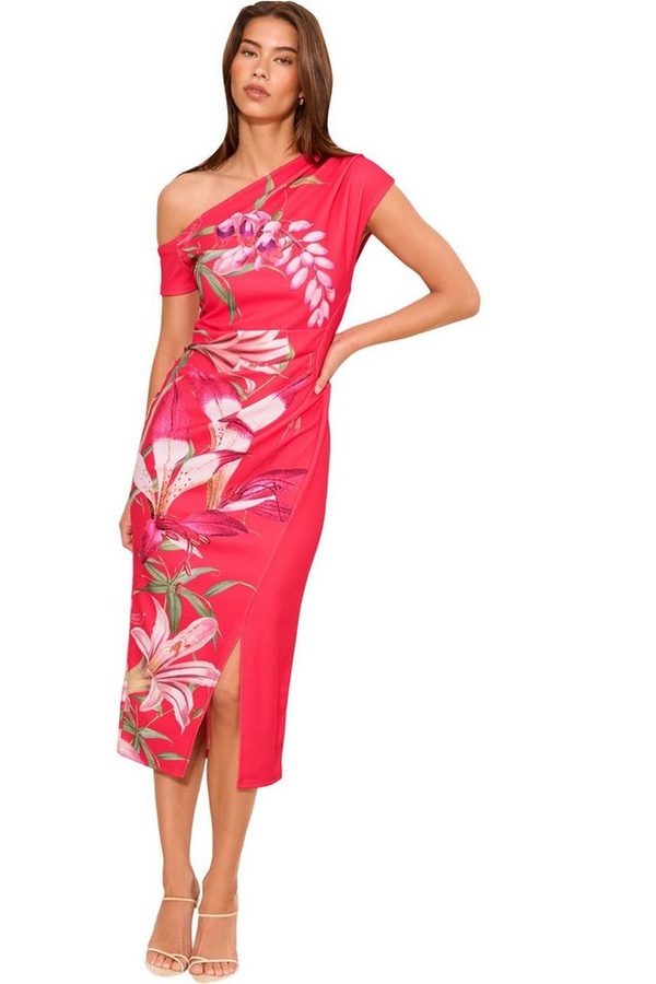 LIPSY Midikleid Lipsy Midikleid mit geraffter Taille, Regular (1-tlg) von Lipsy