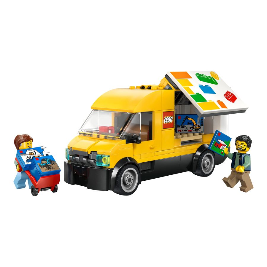 LEGO® Der LEGO Lieferwagen (60500), LEGO City Konstruktionsspielsteine, (276 St), Made in Europe von lego®