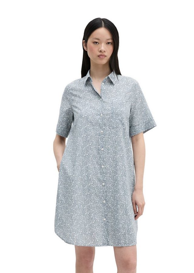 Marc O'Polo Hemdblusenkleid aus bedrucktem Baumwoll-Voile von Marc O'Polo