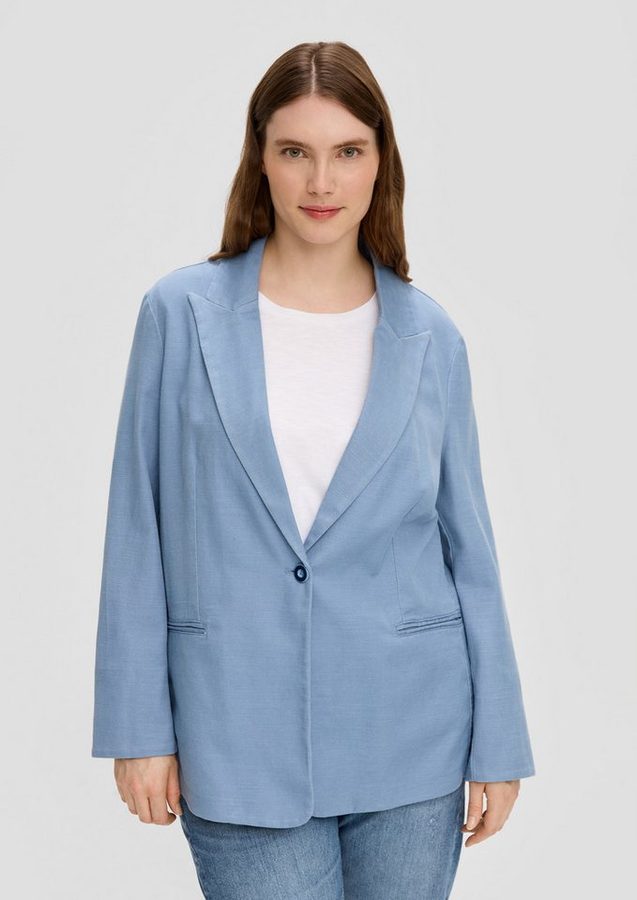 s.Oliver Jackenblazer Indoor-Blazer Blazer aus Twill von s.Oliver