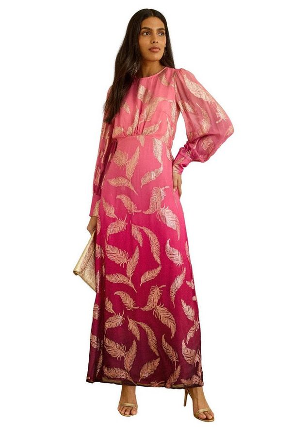 Love & Roses Maxikleid Love & Roses Maxikleid mit Manschetten, Regular (1-tlg) von Love & Roses