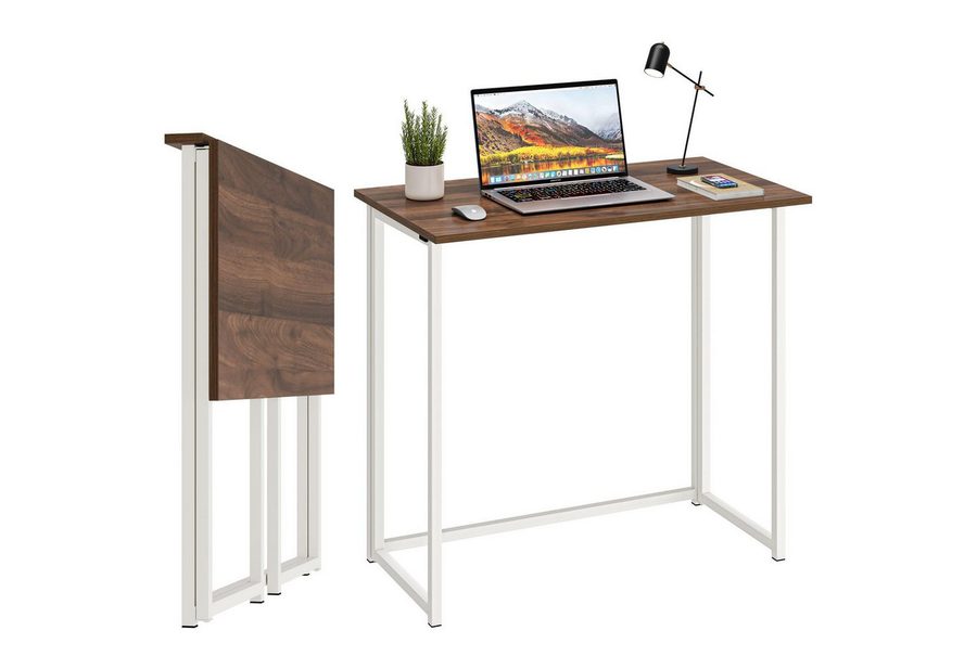 NAIMP Schreibtisch faltbar Computertisch, Klapptisch, Arbeitstisch, Bürotisch, flexibel und platzsparend von NAIMP