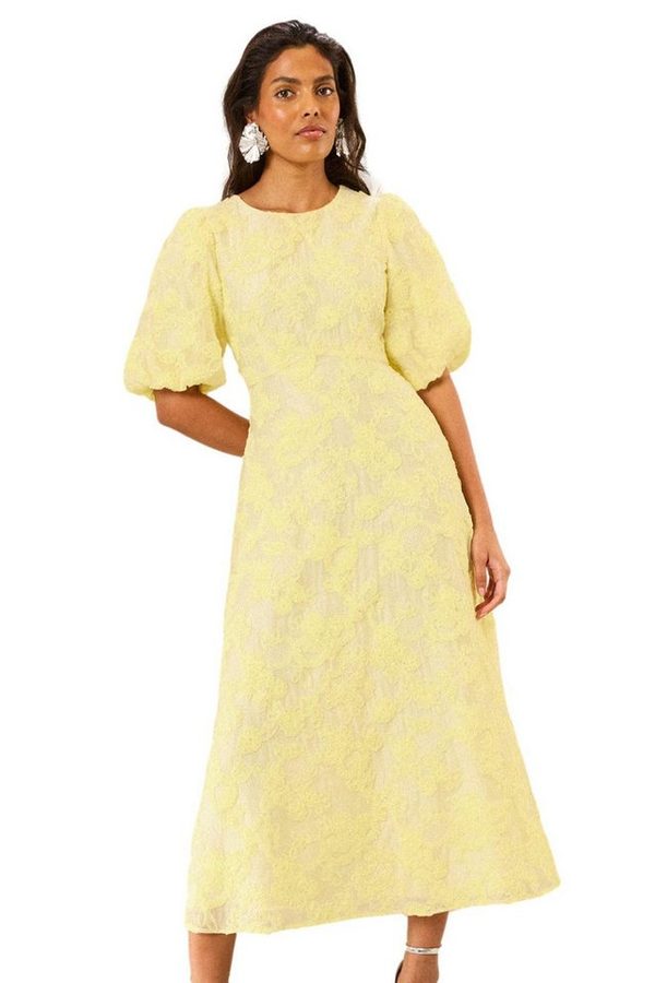 Love & Roses Midikleid Love & Roses Strukturiertes Midikleid, Regular (1-tlg) von Love & Roses