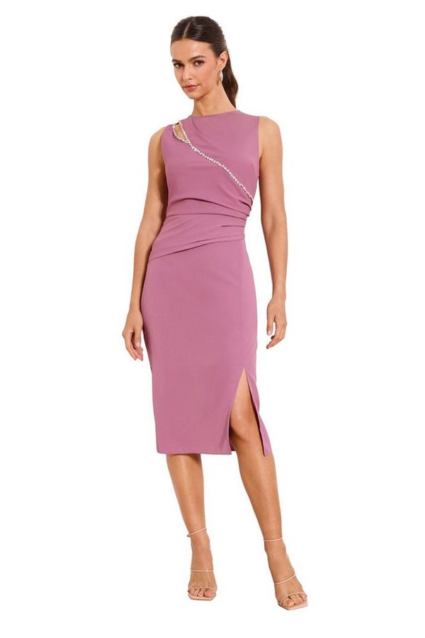 LIPSY Midikleid Lipsy Midikleid mit Strassdetail, Regular (1-tlg) von Lipsy