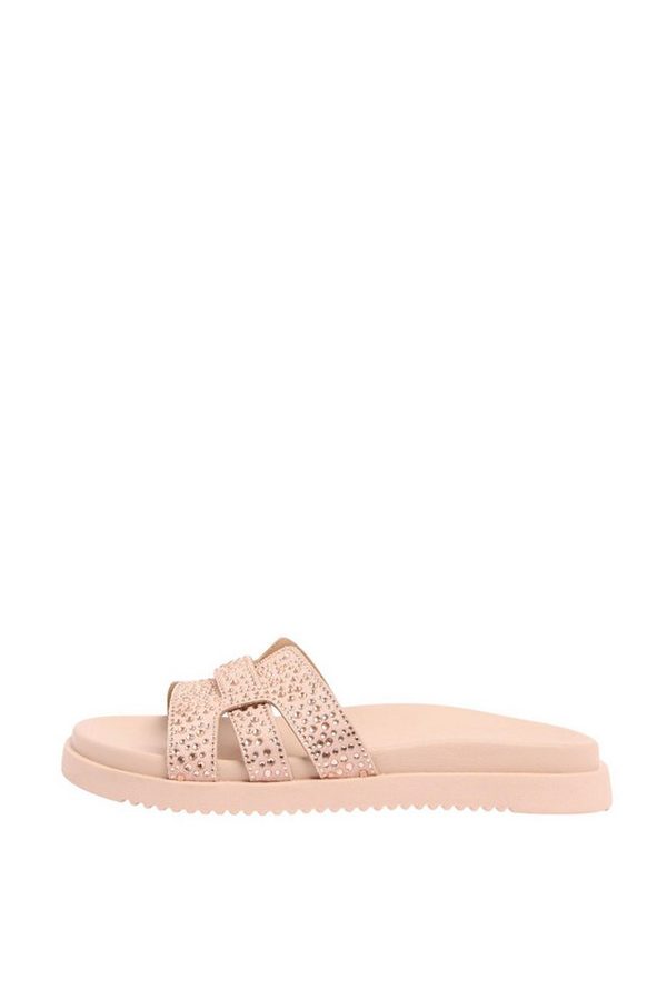 Friends Like These Friends Like These Slider mit Strass und Fußbett Badepantolette von Friends Like These