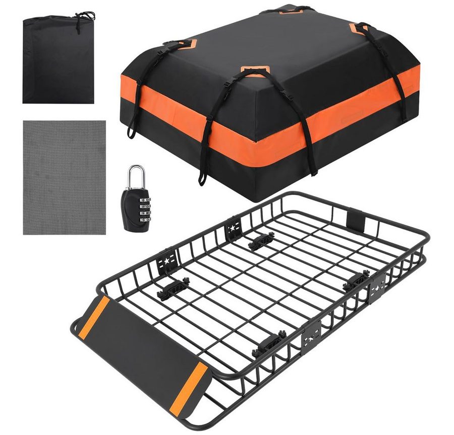 GarveeMore Dachträger Dach Rack Cargo Korb Wasserdichte Ladetasche Universal Rack Carrier von GarveeMore