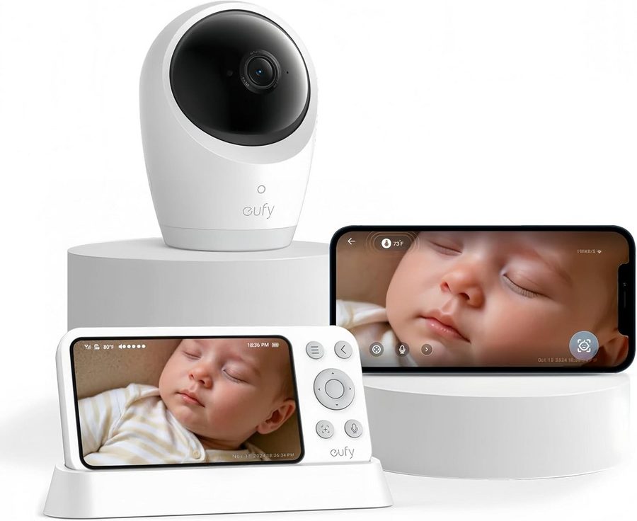 Anker eufy Überwachungskamera eufy Babyphone mit Kamera E21 (Innenbereich, 1-tlg., mit Kamera E21) von Anker eufy