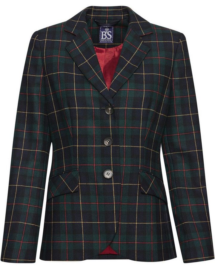 Brigitte von Schönfels Jackenblazer Karo-Blazer von Brigitte von Schönfels