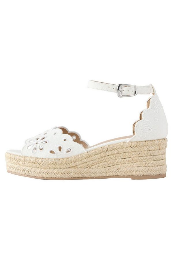 Next Forever Comfort® zehenfreie Keilabsatzschuhe Keilsandalette von Next