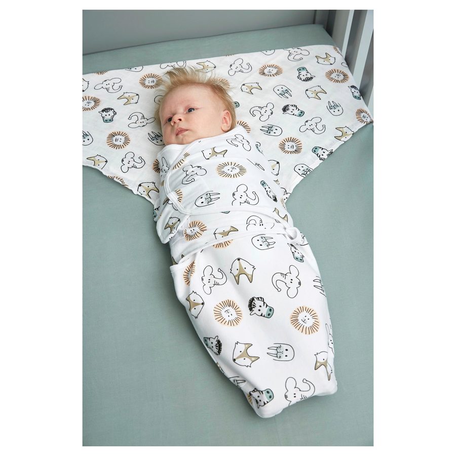 Meyco Baby Pucktuch SwaddleMeyco 1.0 TOG Größe S/M von Meyco Baby