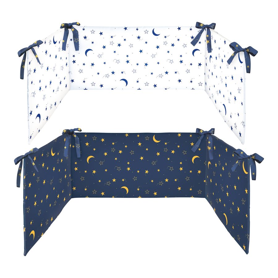 Bornino Home Nestchen Mond und Sterne 34x180 cm von BORNINO HOME