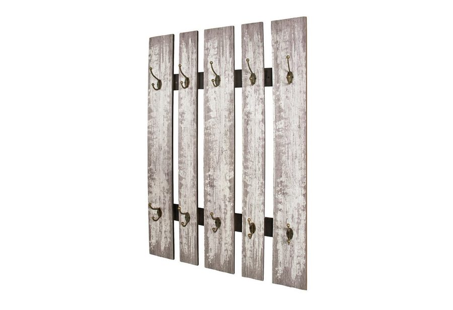HAKU Wandgarderobe HAKU Möbel Wandgarderobe - grau - H. 100cm x B. 65cm (1 Stück) von HAKU