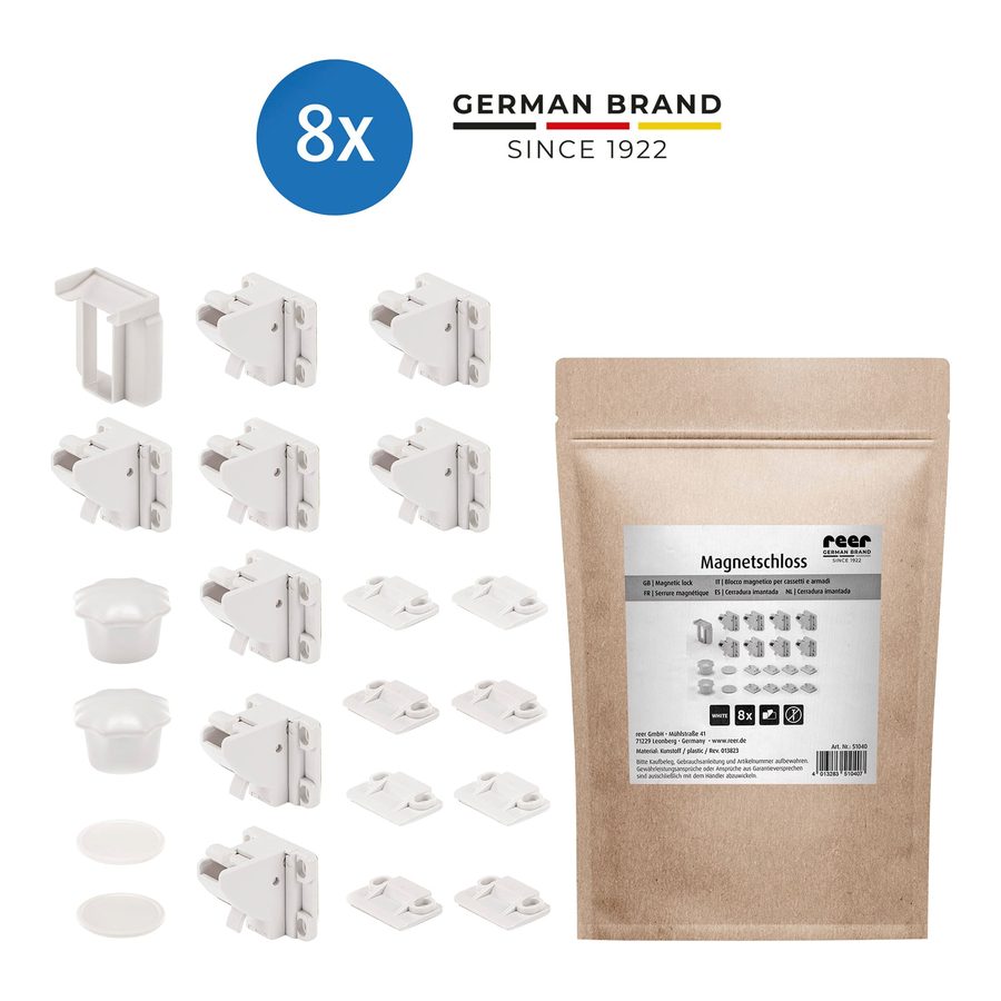 Reer 8er-Pack Magnetschloss von reer