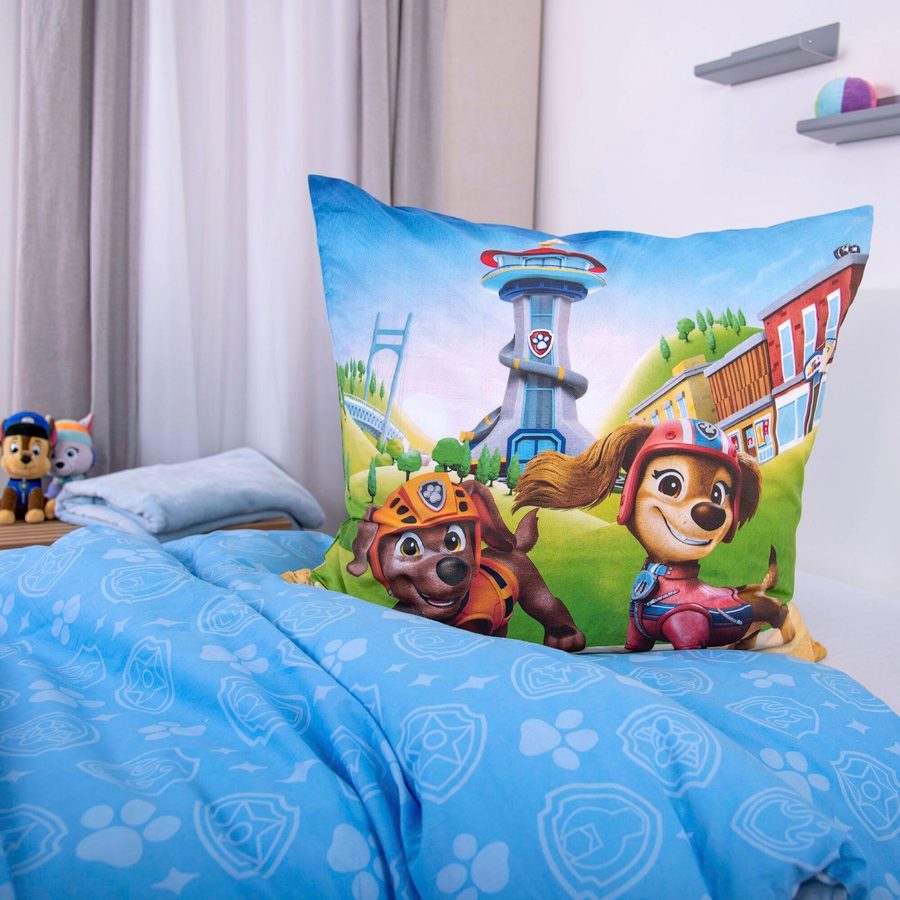Baby Best Paw Patrol Renforcé Wende-Bettwäsche 80x80 / 135x200 cm von Baby Best