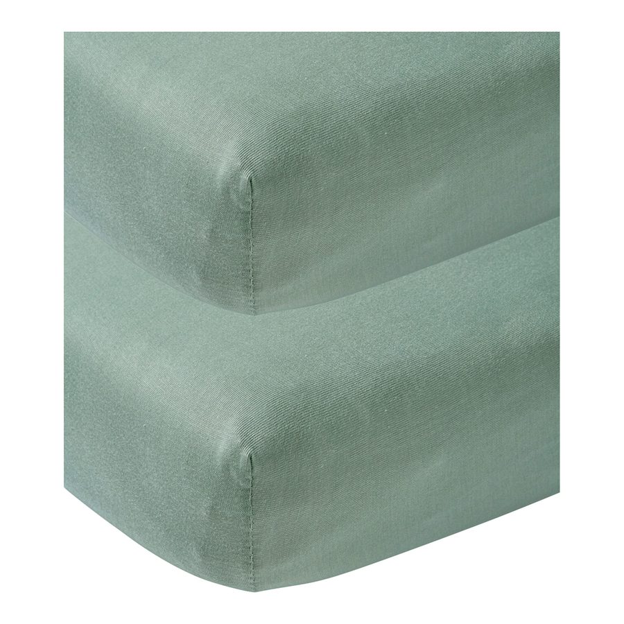 Meyco Baby 2er-Pack Jersey-Spannbetttücher 60x120 cm von Meyco Baby