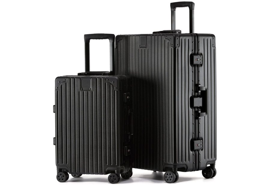 KOFA Kofferset ZURICH, (M + XL), Hartschalen Trolley), 55cm + 75cm, Alu-Rahmen & Polycarbonat-Hartschale, TSA Schloss von KOFA